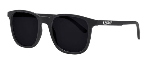 Front angled shot of ˫ Classic Sunglasses OB113 - Black.